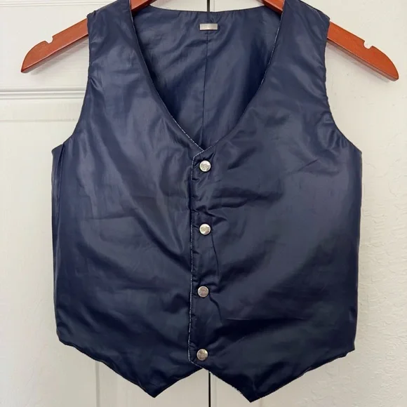 Herno Boys Reversible Puffer Vest Size 8A - Picture 6 of 13